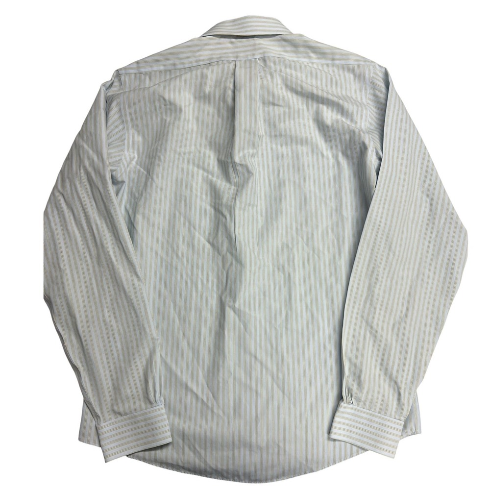 Lot of 2-Brooks Brothers Slim Fit Non-Iron Dress Shirt Blue Cotton 15.5-36 - Picture 9 of 16